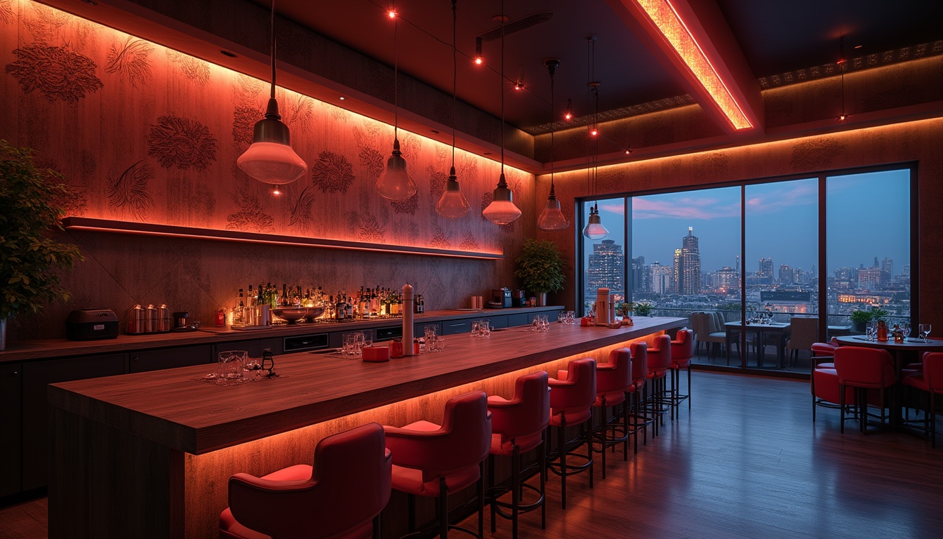 Interior modern și vibrant Nuba Club București cu lumini ambientale și ring de dans animat